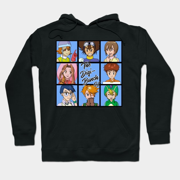 The Digi Bunch 01 Hoodie by AriesNamarie